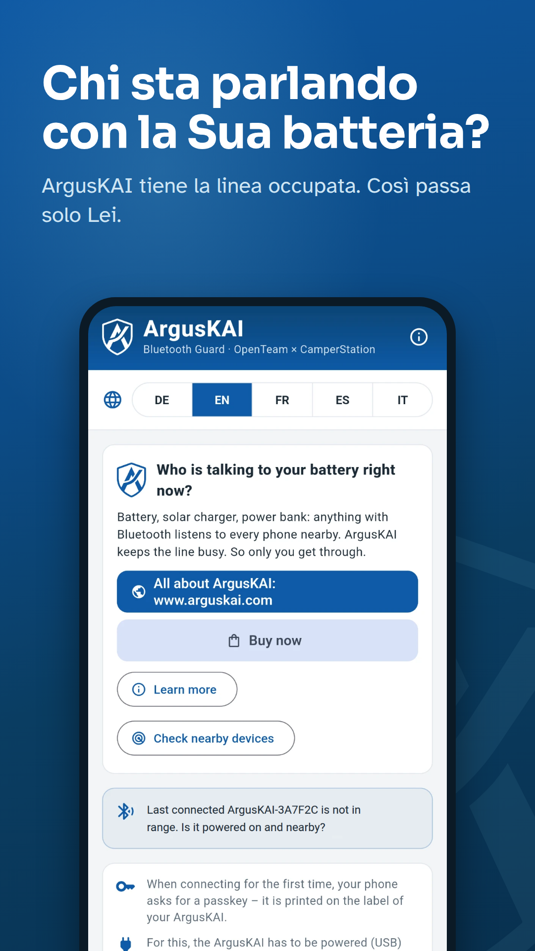 ArgusKAI Bluetooth guard